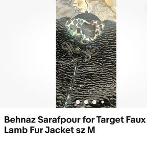 Behnaz Sarafpour Multicolor Faux Fur Jacket